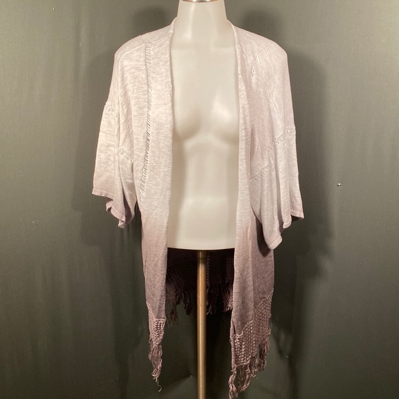 Alya Sweaters - Alya ombré lightweight long cardigan/duster